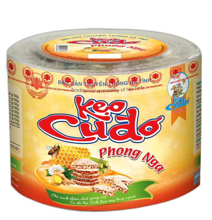 Kẹo cu đơ Phong Nga bổ sung mật ong 600g/18 cái (MV 666)