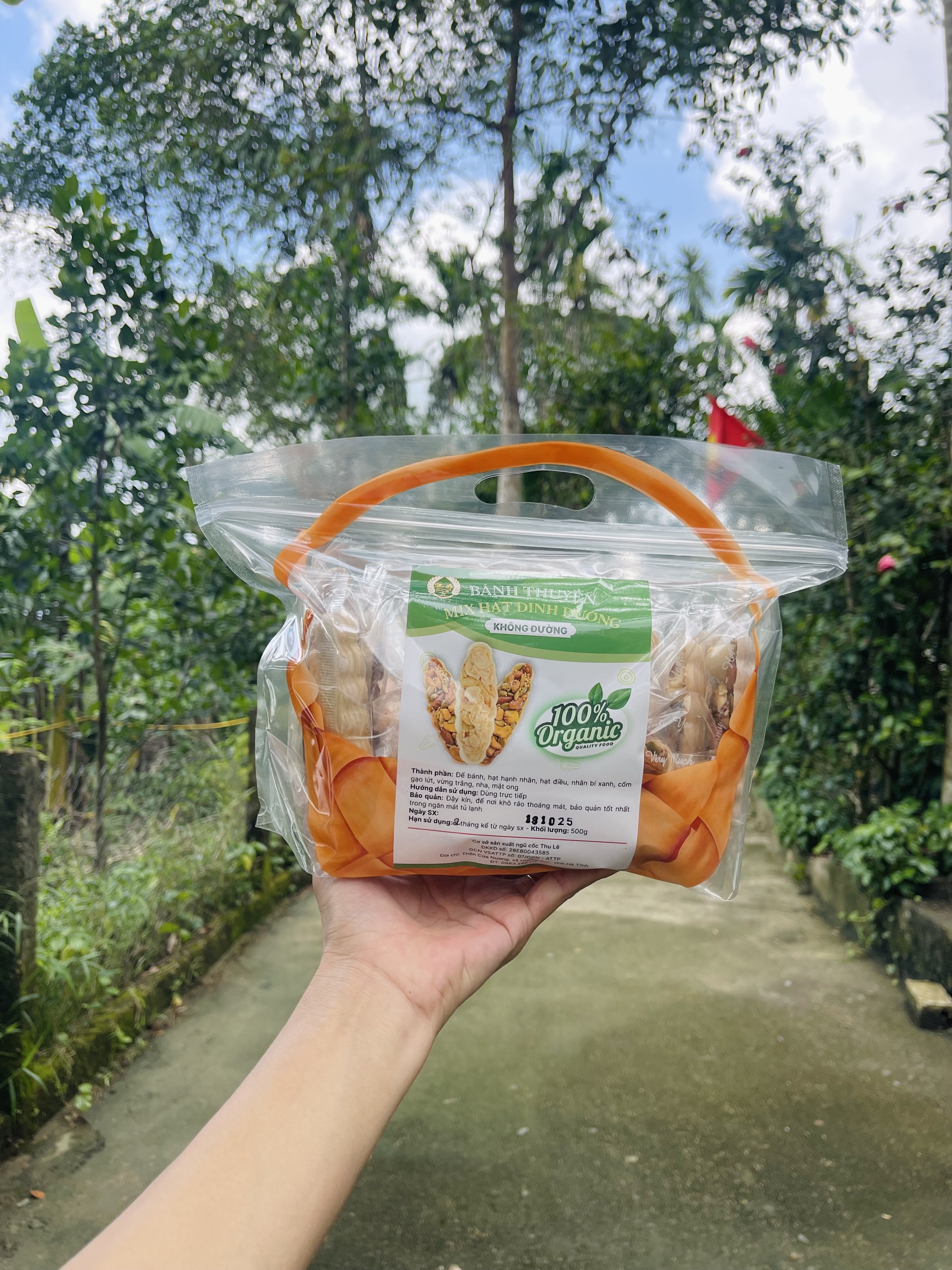 Bánh thuyền mix hạt