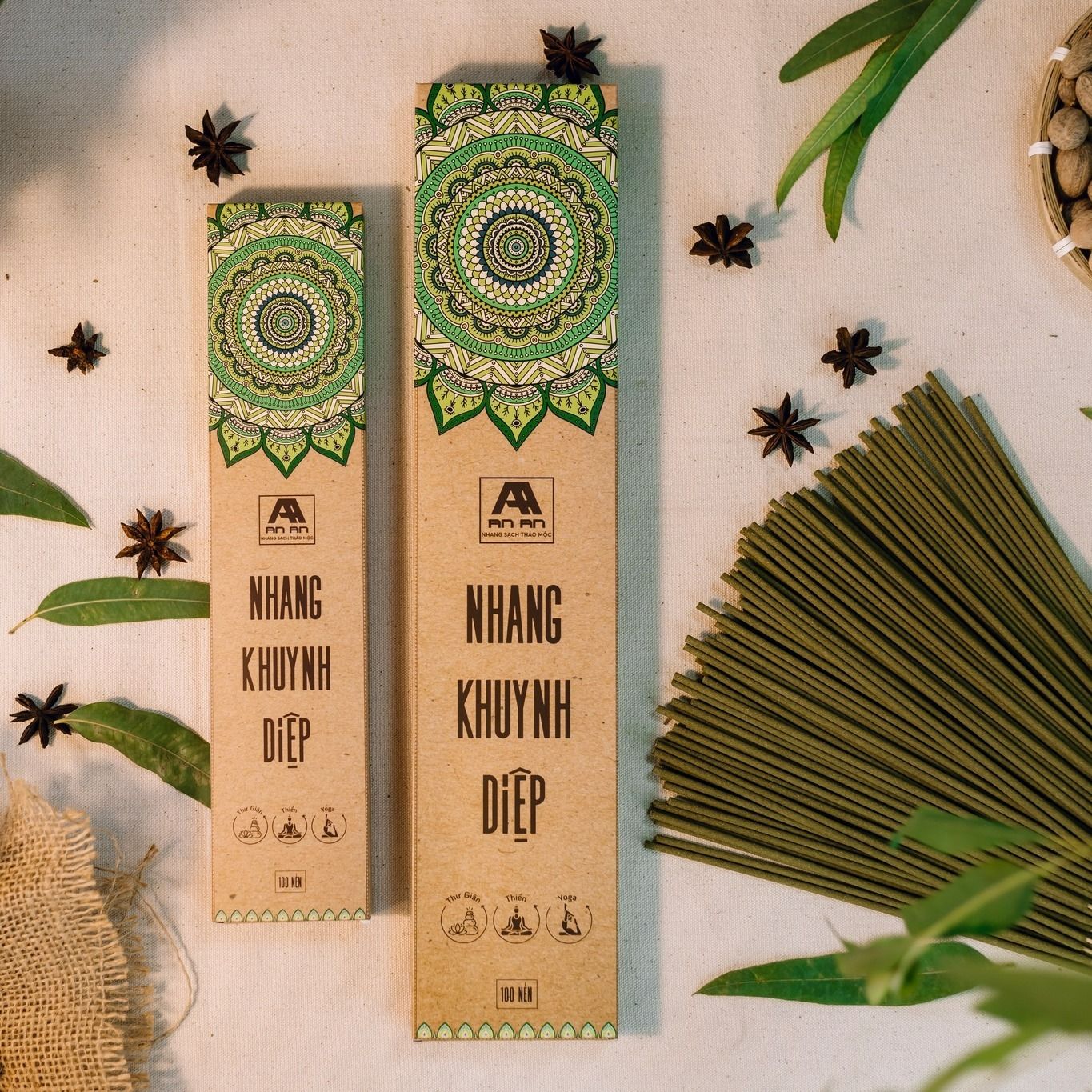 Nhang hộp tinh khiết khuynh diệp