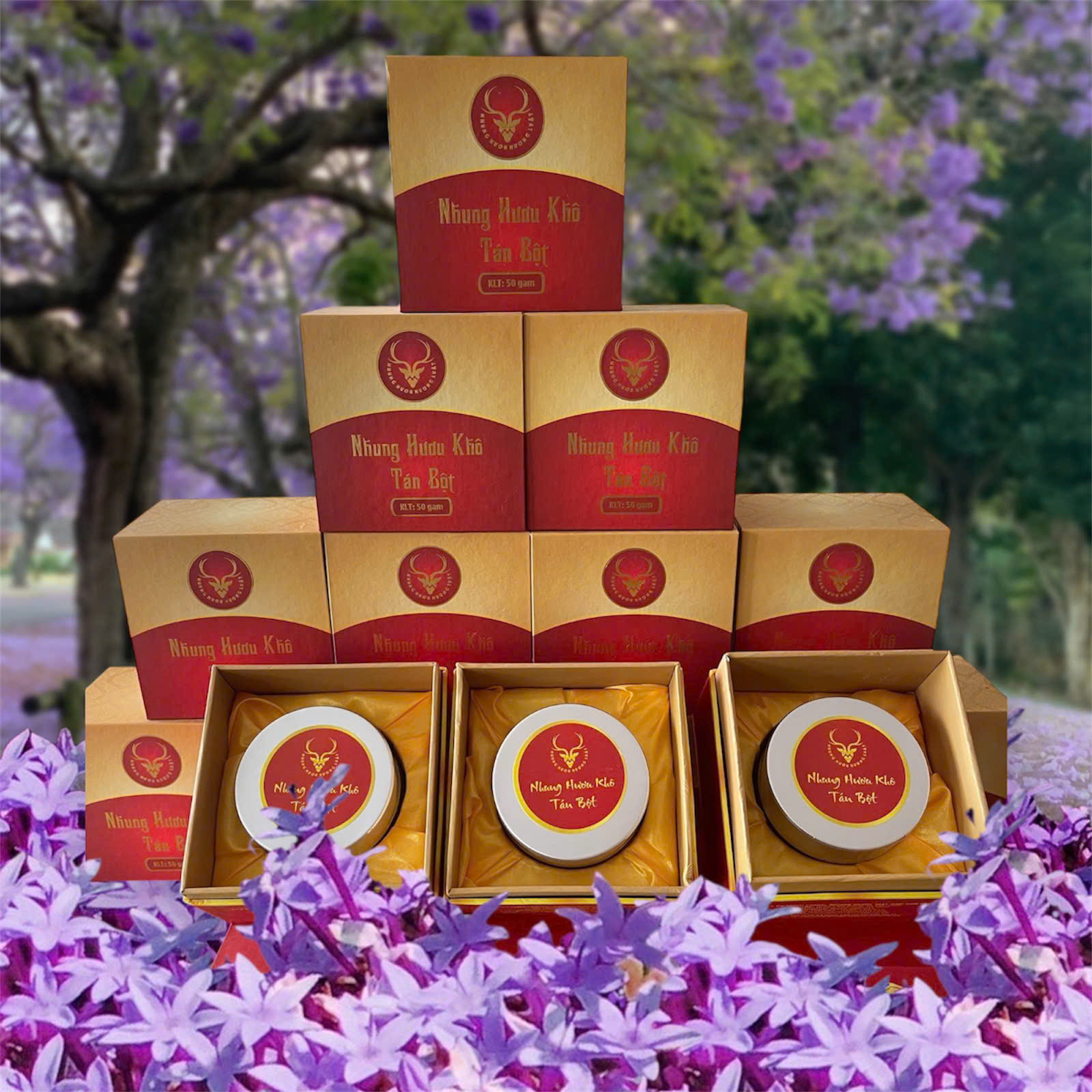 Nhung Hươu Khô tán Bột Hương Luật 50gr