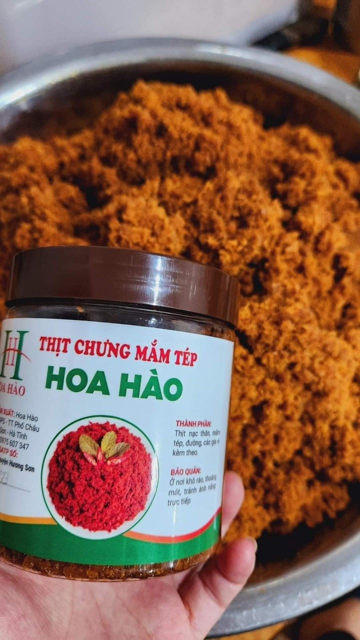 Thịt chưng mắm tép Hoa Hào